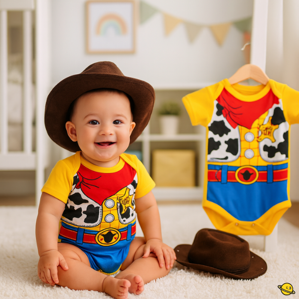 Body Fantasia Temáticos Personagens Brincarzi – Kit 2 Peças