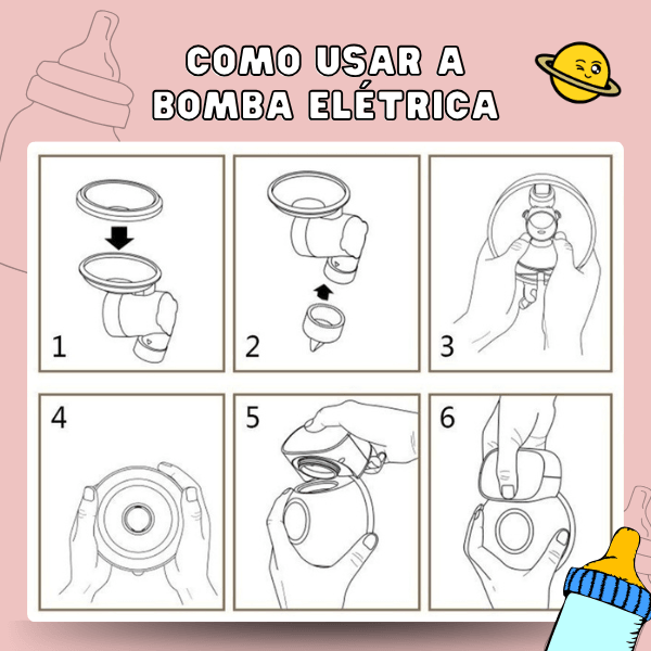Bomba Elétrica Leite Materno