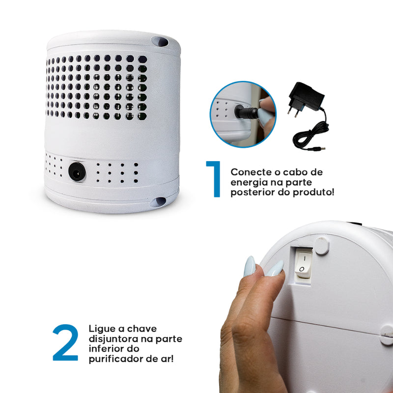 Purificador Ionizador Ozonizador De Ar Brizzamar Bivolt