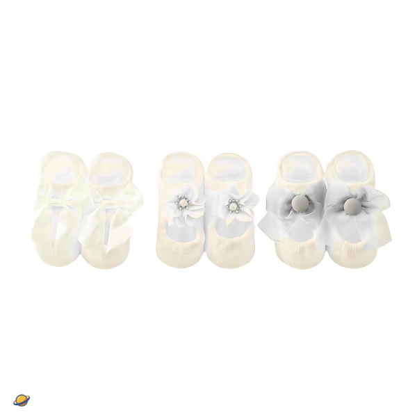 Kit 3 Pares Meia Princess Girls Brincarzi