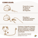 Lança Foguete Brinquedo Verão Brincarzi