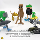 Bonecos Meme 3D Tung Sahur, Tralalero Tralala e Bombardino Crocodile