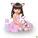 Boneca Aninha Bebê Reborn - Brincarzi