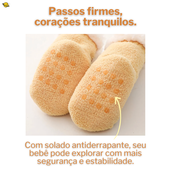 Meião Grosso de Pelúcia Bichinhos Brincarzi