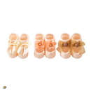 Kit 3 Pares Meia Princess Girls Brincarzi