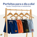 Kit 5 Bermudas Super Heróis Brincarzi