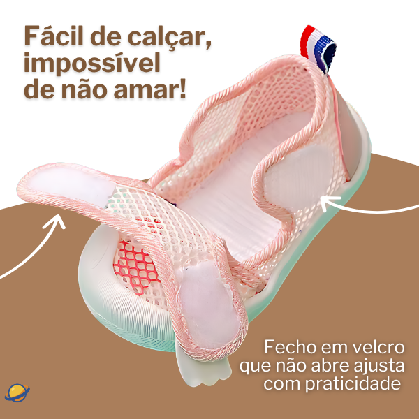 Sandália Arco Iris Respirável Brincarzi