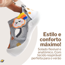 Sandália Arco Iris Respirável Brincarzi