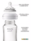 Mamadeira AVENT de Vidro Resistente (Anti-cólica)