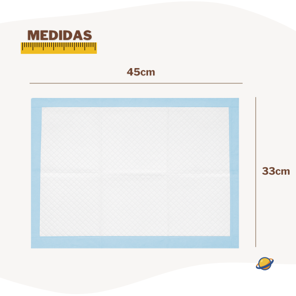 Papel Absorvente Descartável Protetor para Troca e Urina