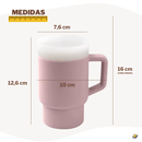 Copo de Silicone com Canudo Anti Derramamento