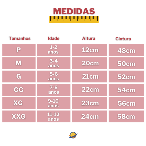 Kit de Calcinhas Infantis Boxer CuteJoy – 4 Peças