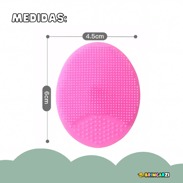 Escova de Silicone para Cabeça Baby