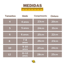 Shortinho Conforto Infantil LacyShort Brincarzi