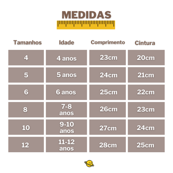 Shortinho Conforto Infantil LacyShort Brincarzi