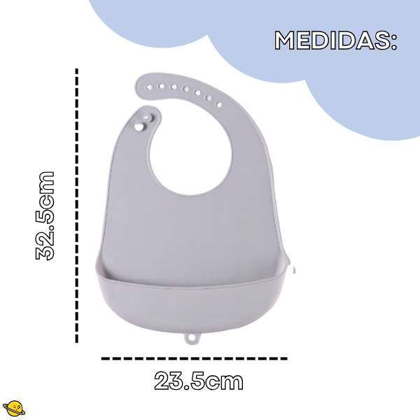 Babador de Silicone Infantil