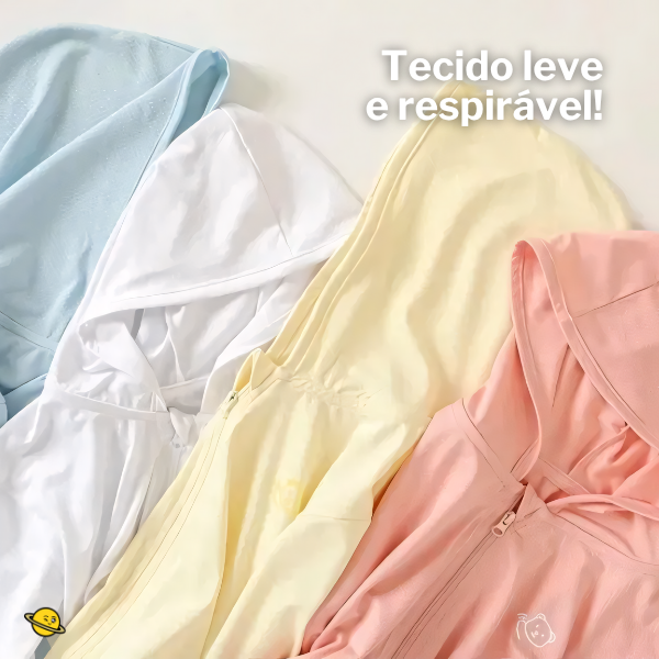 Casaco Inteligente Anti Raios UV Brincarzi