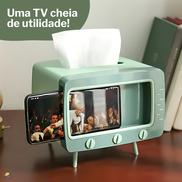 Suporte para Celular Kids Televisão Antiga