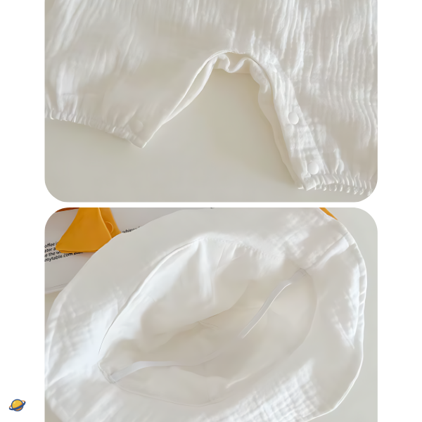 Macacão de Verão Summer Vibes (3 Peças) Brincarzi