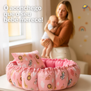Ninho Aconchego Regulável de Algodão + Almofada Brincarzi