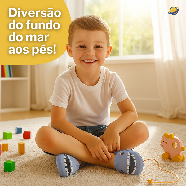 Crocs Shark Turarão Brincarzi