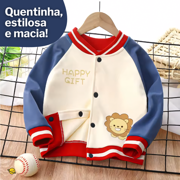 Jaqueta Infantil Estilo Colegial Brincarzi