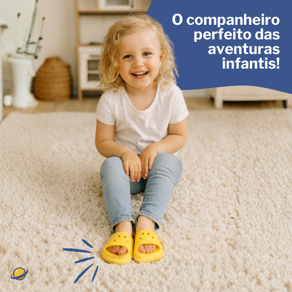 Chinelo Crocs Smile Face Infantil