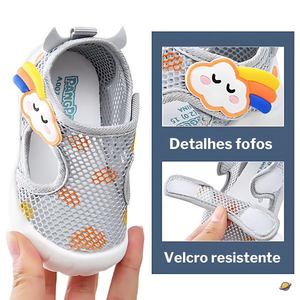 Sandália Arco Iris Respirável Brincarzi