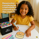 Kit de Canetinhas Para Desenhos Brincarzi
