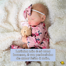 Boneca Larinha Bebê Reborn Recém Nascido Brincarzi