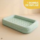 Colchão Inflável Infantil Happy Night + Bomba Brincarzi