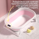 Banheira Dobrável com Termômetro Brincarzi