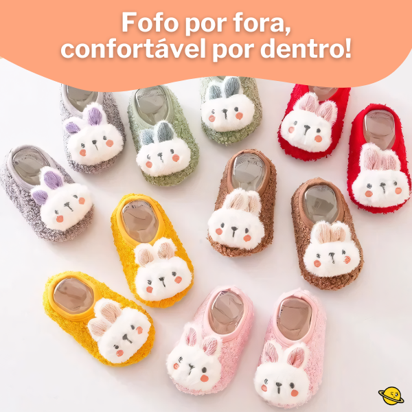 Sapato Rabbit Pelúcia de Inverno Brincarzi