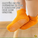 Kit 6 Pares de Meias Antiderrapante Kids