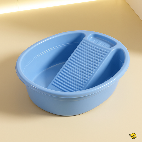 Mini Tanque Portátil com Esfregador Embutido CleanBox