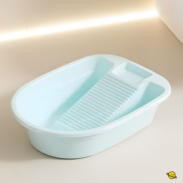 Mini Tanque Portátil com Esfregador Embutido CleanBox