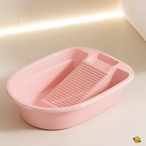 Mini Tanque Portátil com Esfregador Embutido CleanBox