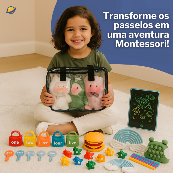 Bolsa Brinquedos Montessori