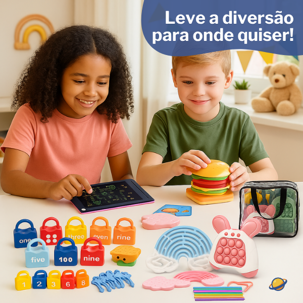 Bolsa Brinquedos Montessori