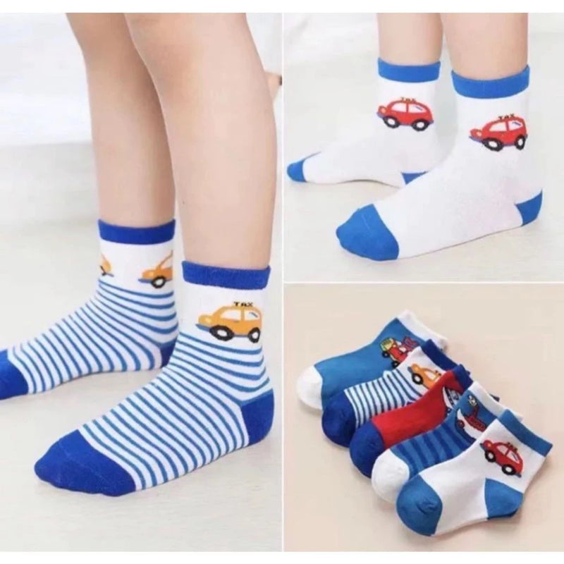 18 Pares de Meia Infantil Estampadas Brincarzi