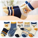 18 Pares de Meia Infantil Estampadas Brincarzi