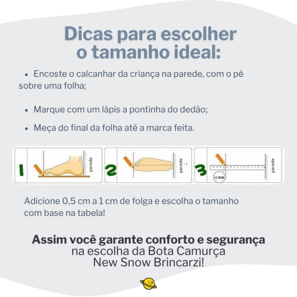 Bota Camurça New Snow Brincarzi