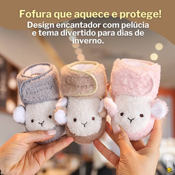 Sapato Ovelinha Sheep (Pelúcia Dentro e Fora) Brincarzi