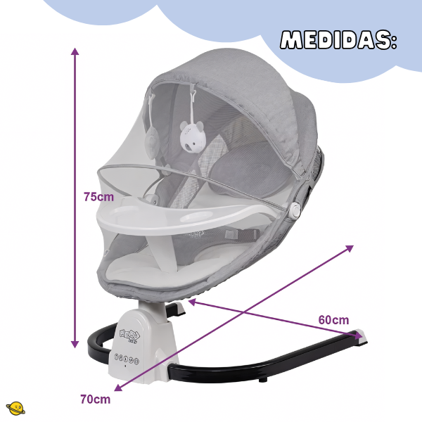 Cadeira de Balanço Elétrica Brincarzi