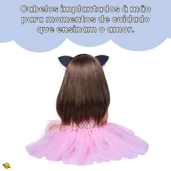 Boneca Aninha Bebê Reborn - Brincarzi