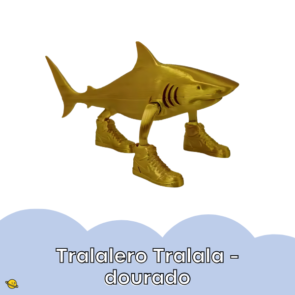 Bonecos Meme 3D Tung Sahur, Tralalero Tralala e Bombardino Crocodile