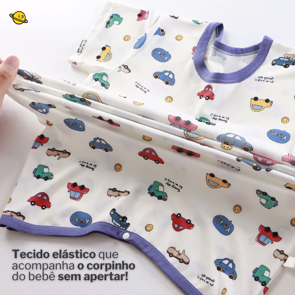 Pijama Respirável Anti-Chute Brincarzi