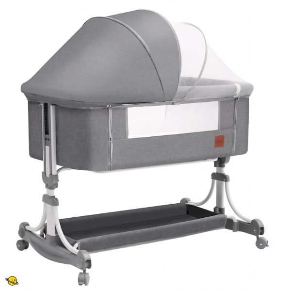 Berço Portátil Brincarzi Sleep (Balanço, Mosquiteiro e Abertura Lateral)