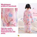 Macacão Pijama Veludo Confortável Brincarzi