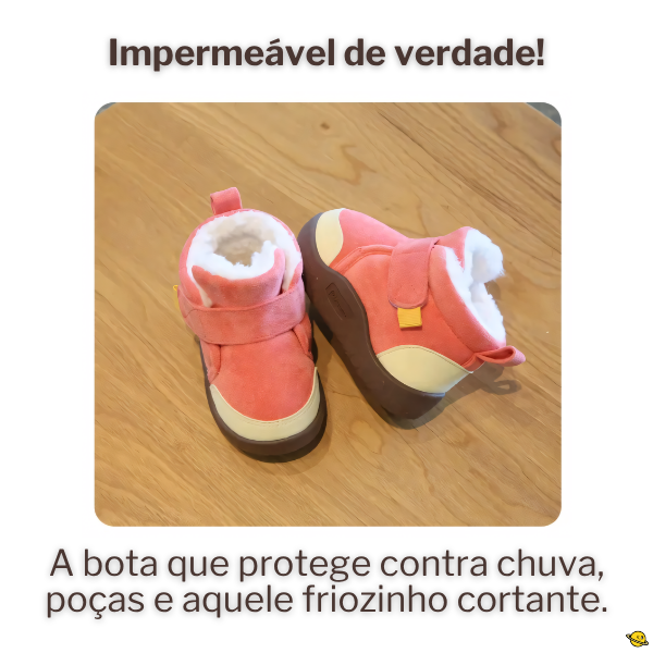Bota de Frio Coldbrin Camurça Peluciado Brincarzi